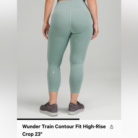 LULULEMON WONDER CONTOUR FIT HIGH RISE FIT 23” 4 - Picture 4 of 7